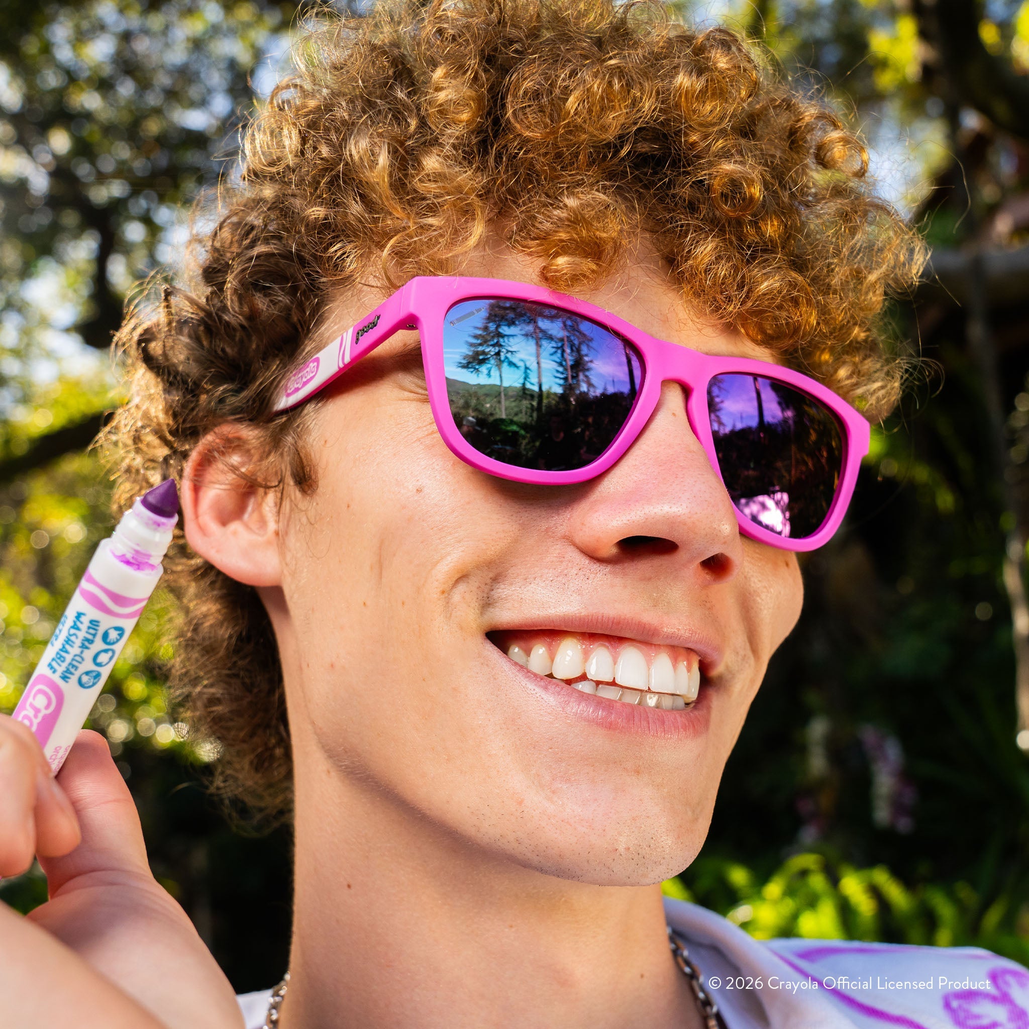 Wild Orchid - Sport Ready Black Frame Sunglasses
