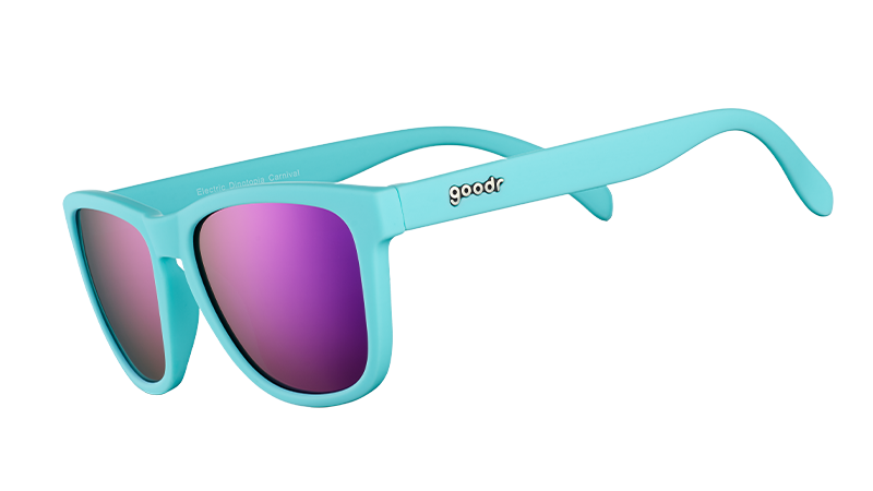 Electric Dinotopia Carnival - Active Workout Sunglasses