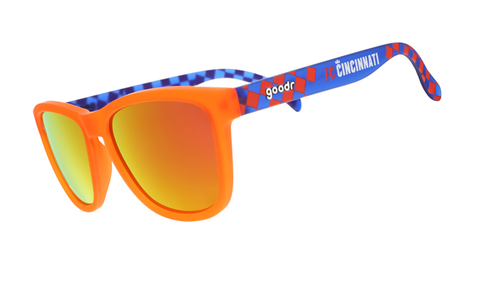 The Orange and Blue - Casual Wrap Sunglasses
