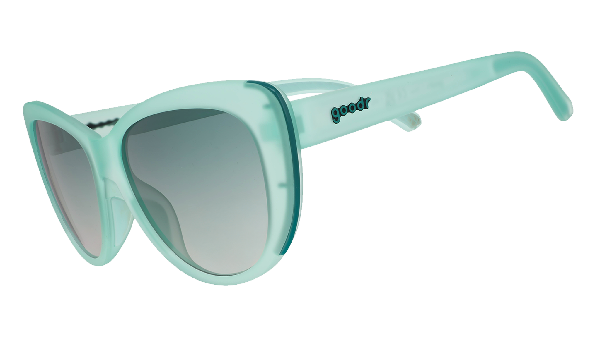 Matcha Sorbet Muse - Clean Black Frame Sunglasses
