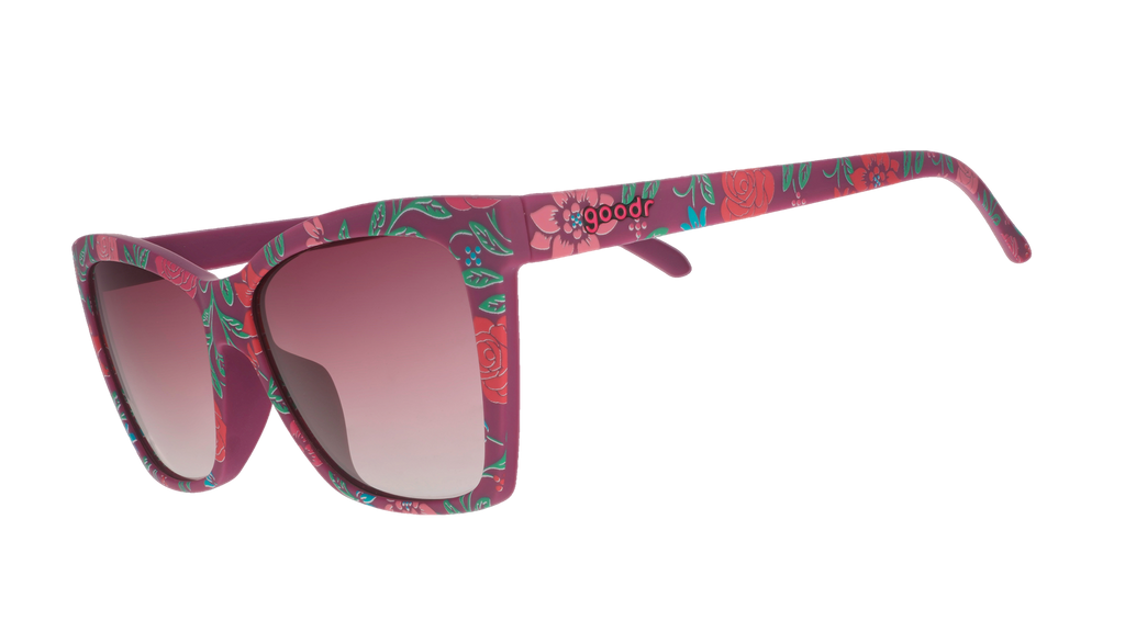 Fuchsia Fields Forever - Casual Lightweight Sunglasses