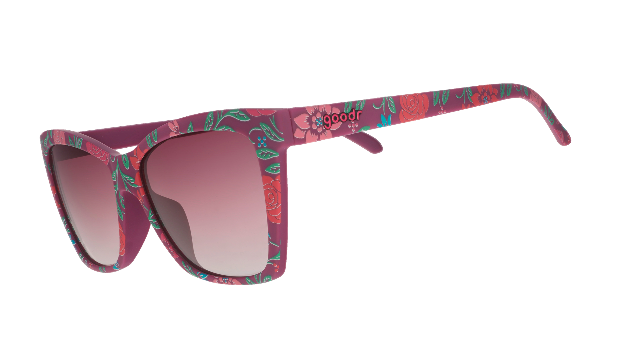 Fuchsia Fields Forever - Casual Lightweight Sunglasses