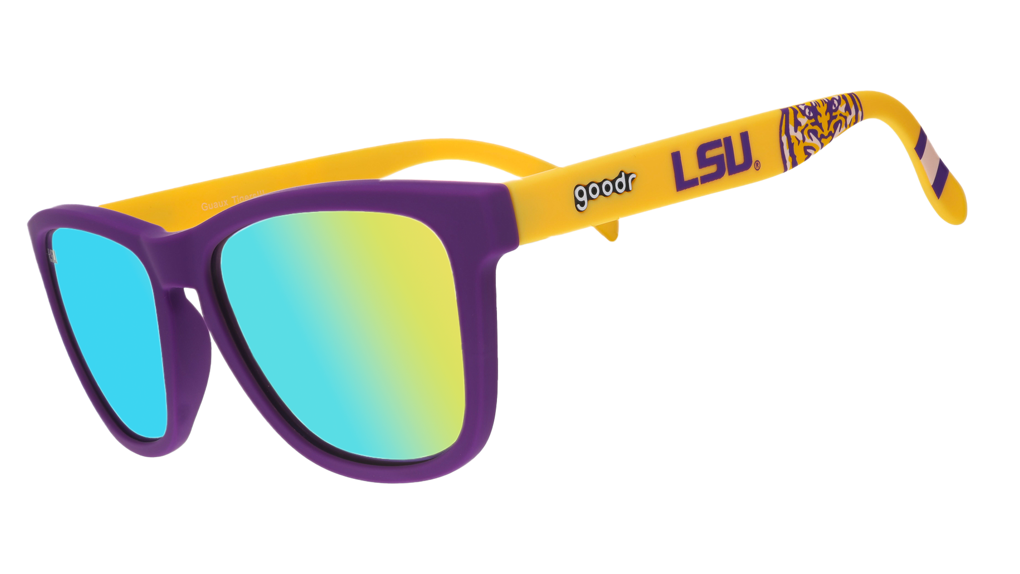 Geaux Tigers!!! - Travel Ready Color Frame Sunglasses