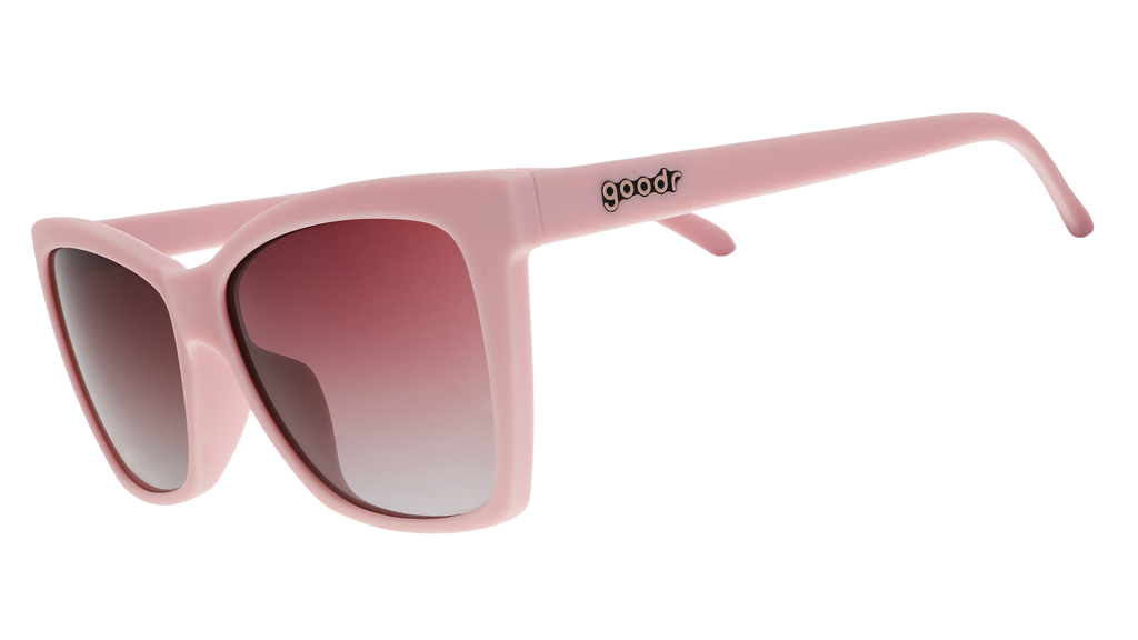 Rosé Retail Therapy - Trail Ready Black Frame Sunglasses