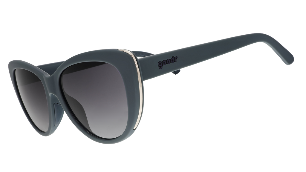 Not Gray, Diet Black - Travel Ready Matte Frame Sunglasses