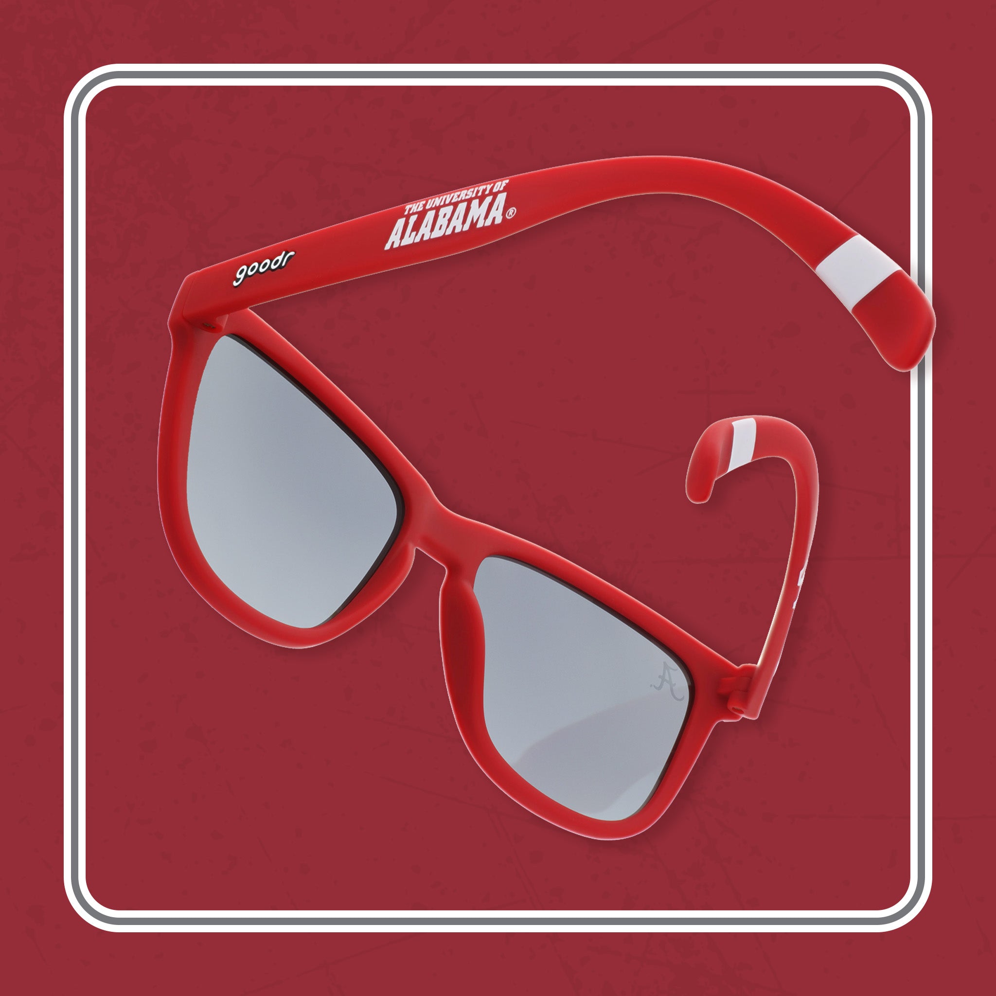 Crimson Tide Pride - Modern Driving Sunglasses