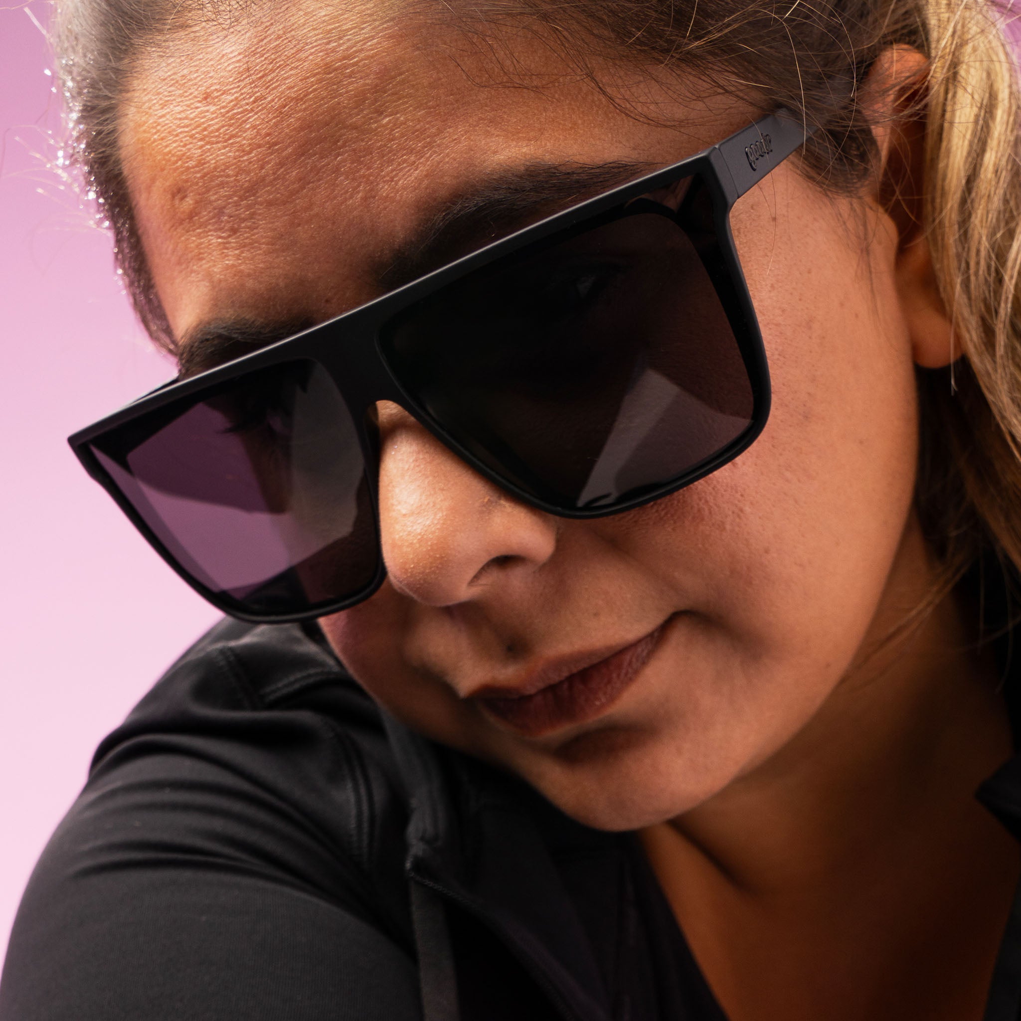 Fashion Week Drop Out - Bike Ready Black Frame Sunglasses