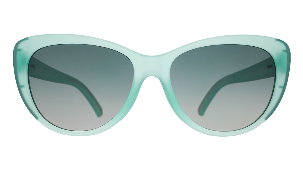 Matcha Sorbet Muse - Clean Black Frame Sunglasses