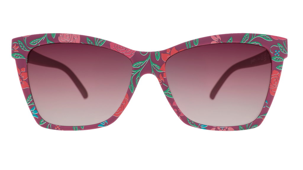 Fuchsia Fields Forever - Casual Lightweight Sunglasses