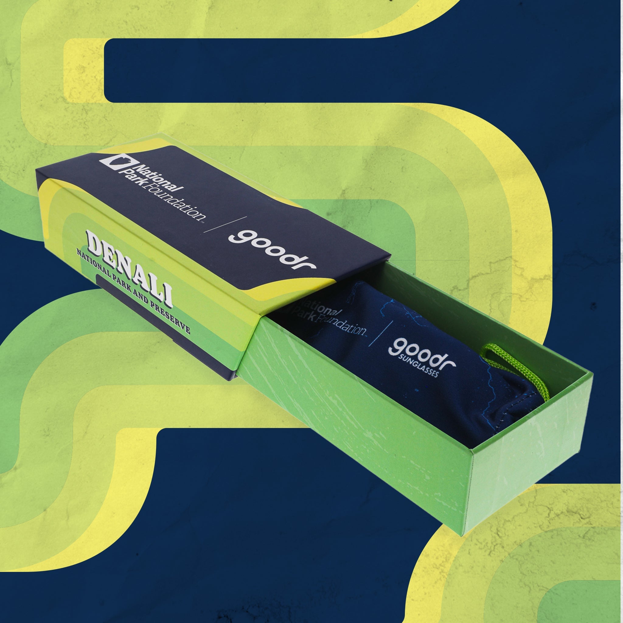 Denali National Park and Preserve - Grip Fit Trail Sunglasses