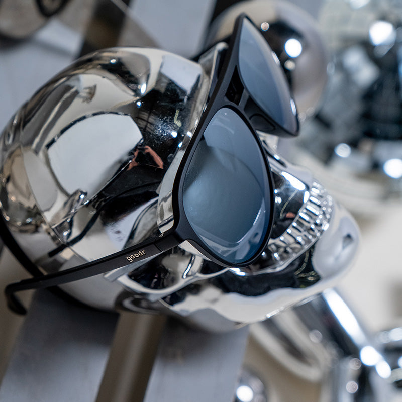Add the Chrome Package - Simple Matte Frame Sunglasses