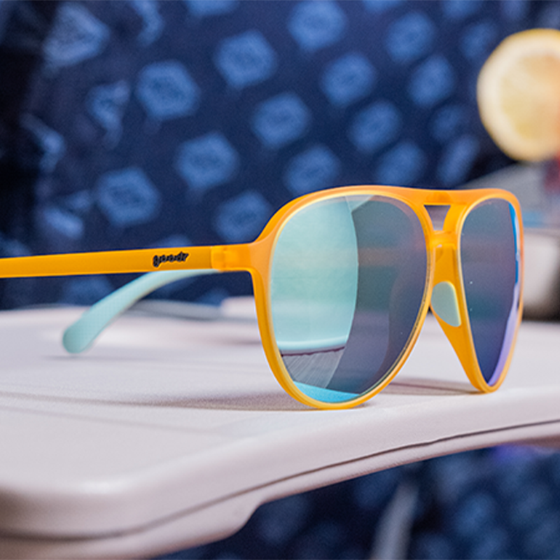 Cheesy Flight Attendant - Clean Sport Sunglasses