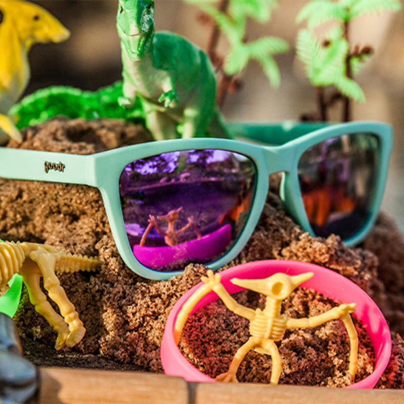 Electric Dinotopia Carnival - Active Workout Sunglasses