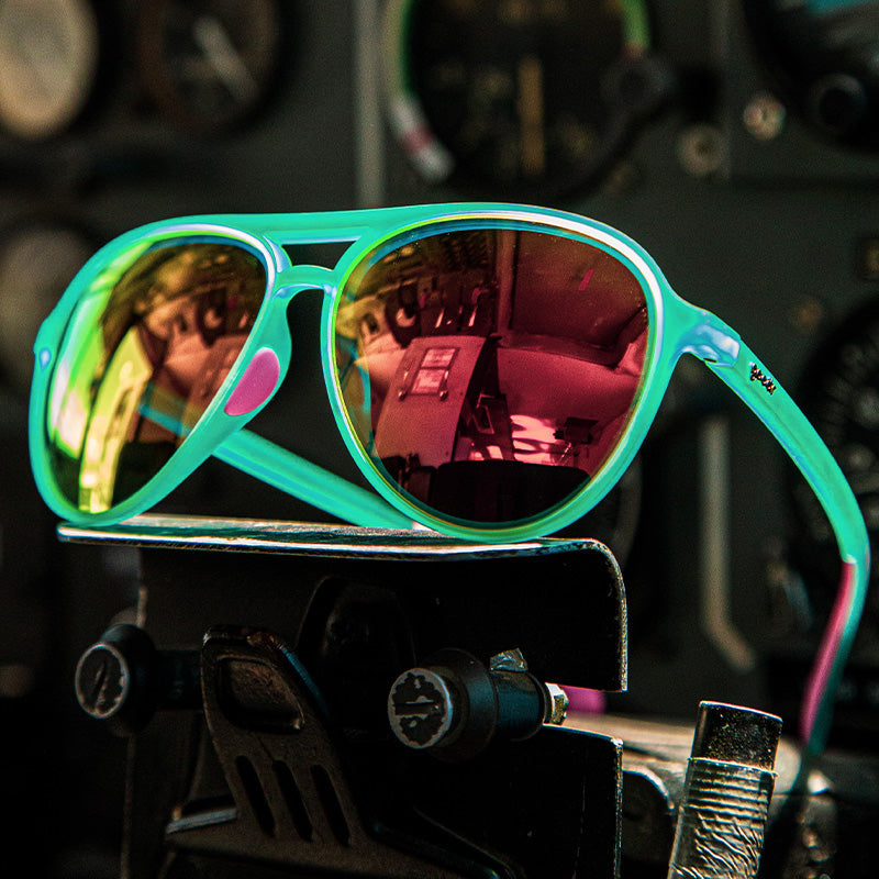 Kitty Hawkers' Ray Blockers - Beach Ready Color Frame Sunglasses