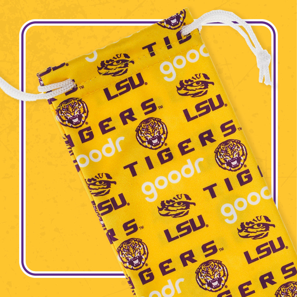 Geaux Tigers!!! - Travel Ready Color Frame Sunglasses