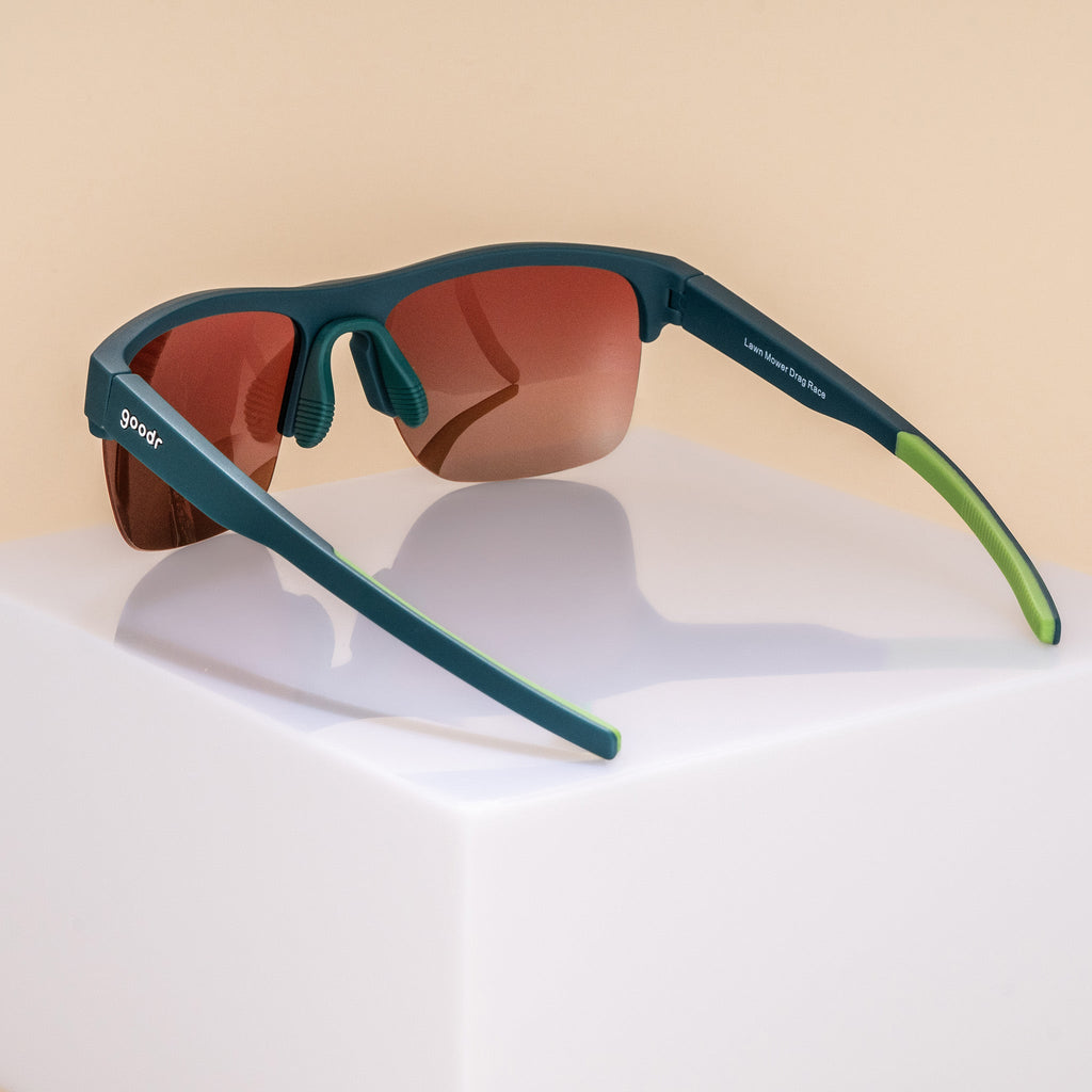 Lawn Mower Drag Race - Outdoor Vacation Sunglasses