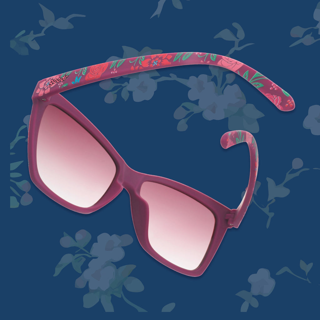 Fuchsia Fields Forever - Casual Lightweight Sunglasses