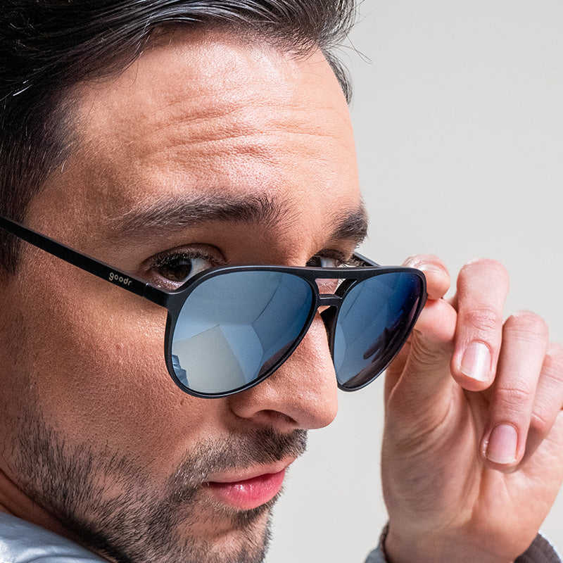 Add the Chrome Package - Simple Matte Frame Sunglasses