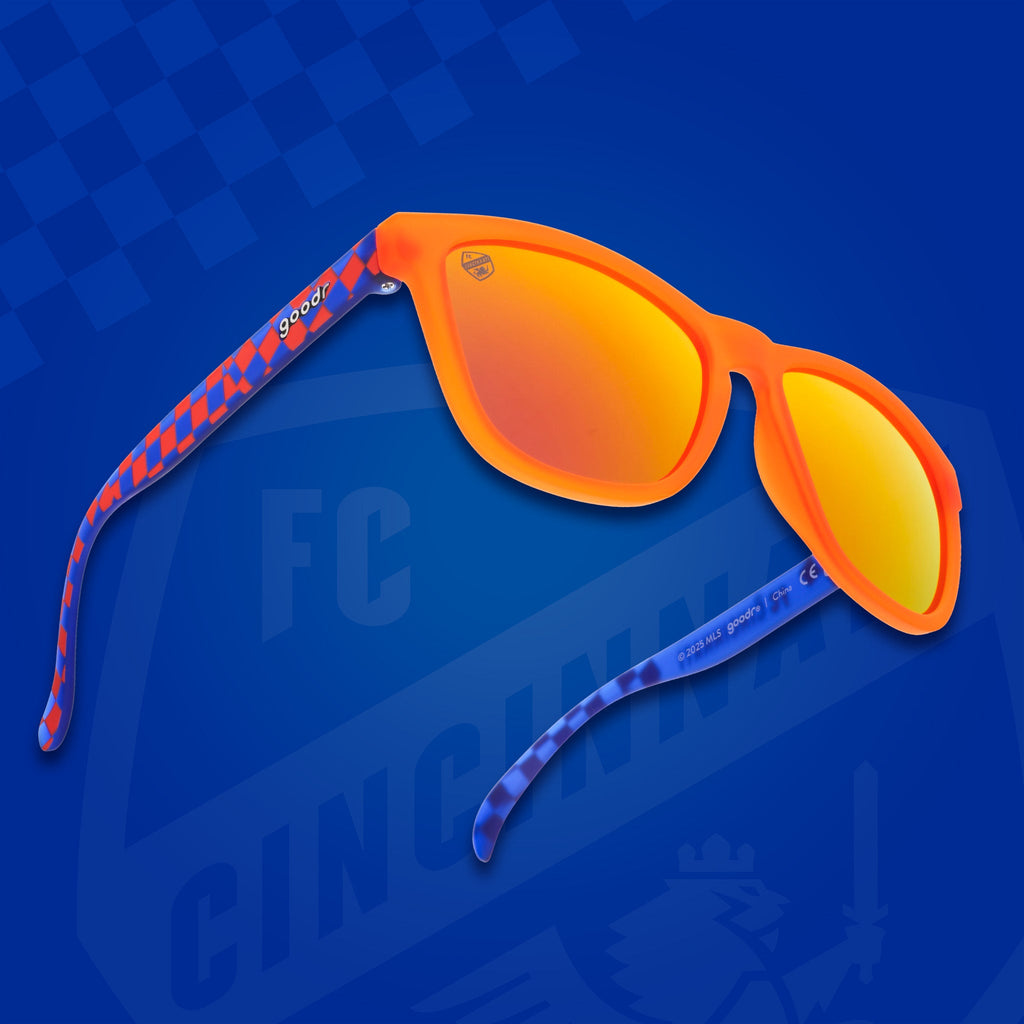 The Orange and Blue - Casual Wrap Sunglasses