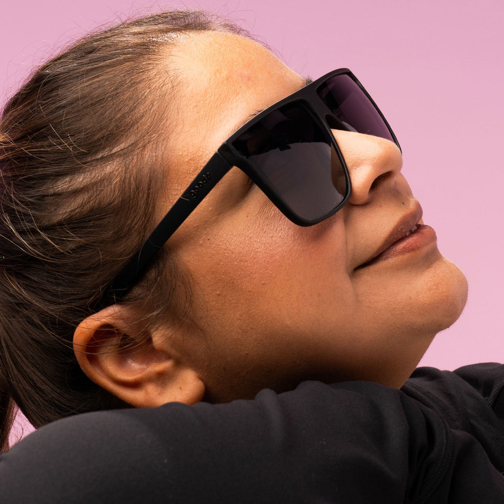 Fashion Week Drop Out - Bike Ready Black Frame Sunglasses