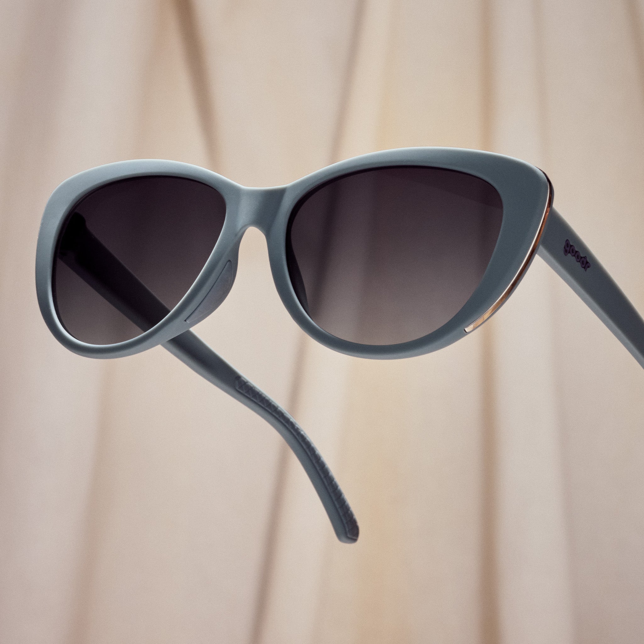 Not Gray, Diet Black - Travel Ready Matte Frame Sunglasses
