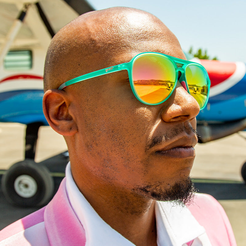 Kitty Hawkers' Ray Blockers - Beach Ready Color Frame Sunglasses