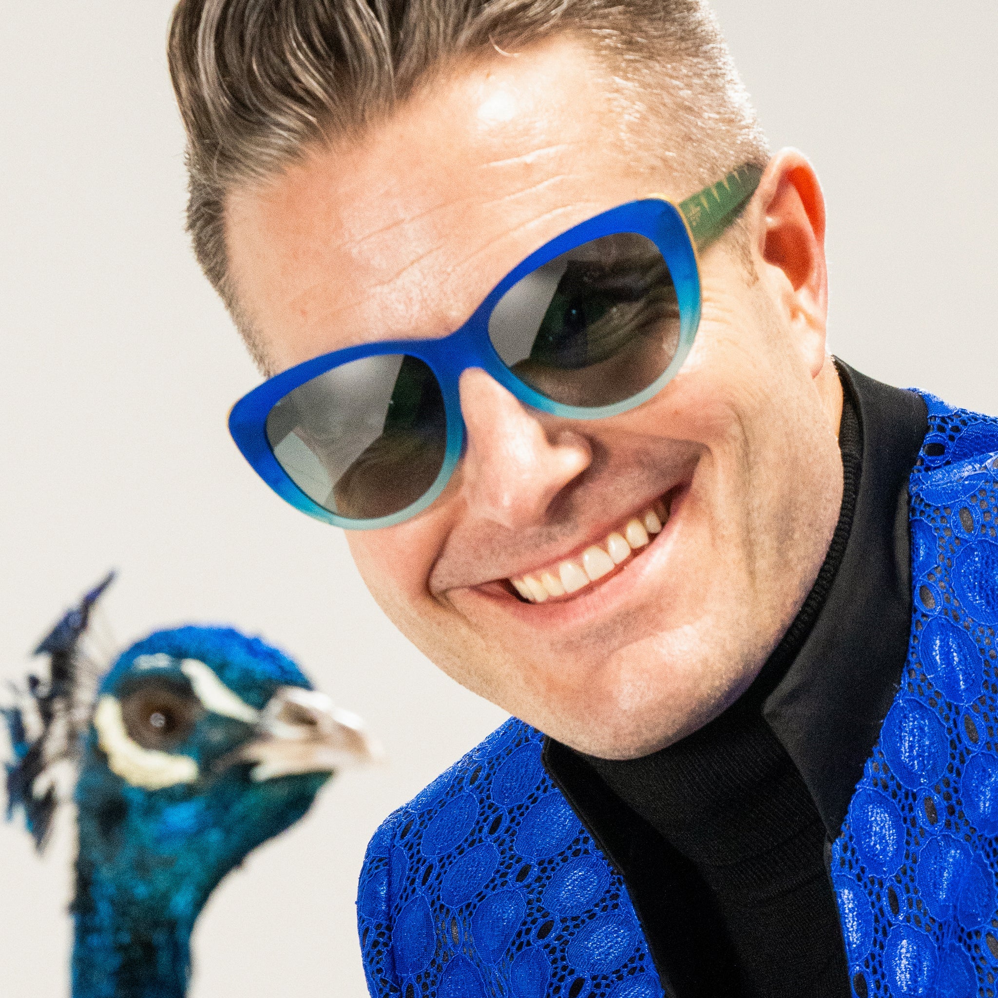 Rhonda's Peacock Palace - Grip Fit Vacation Sunglasses