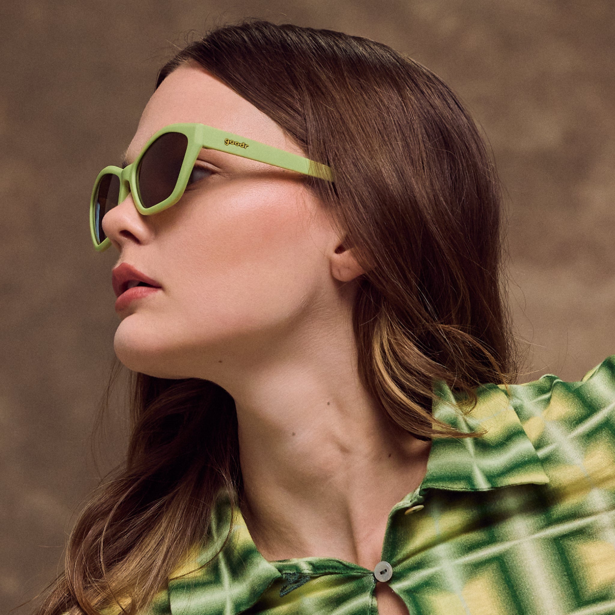 Green Tea Nebula - Outdoor Sport Sunglasses
