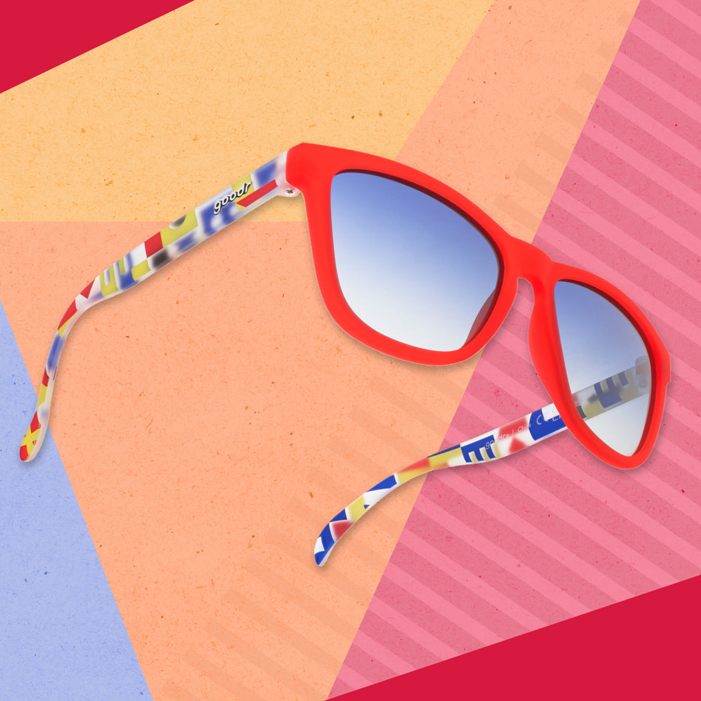 Fluent in Flags - Grip Fit Sunglasses