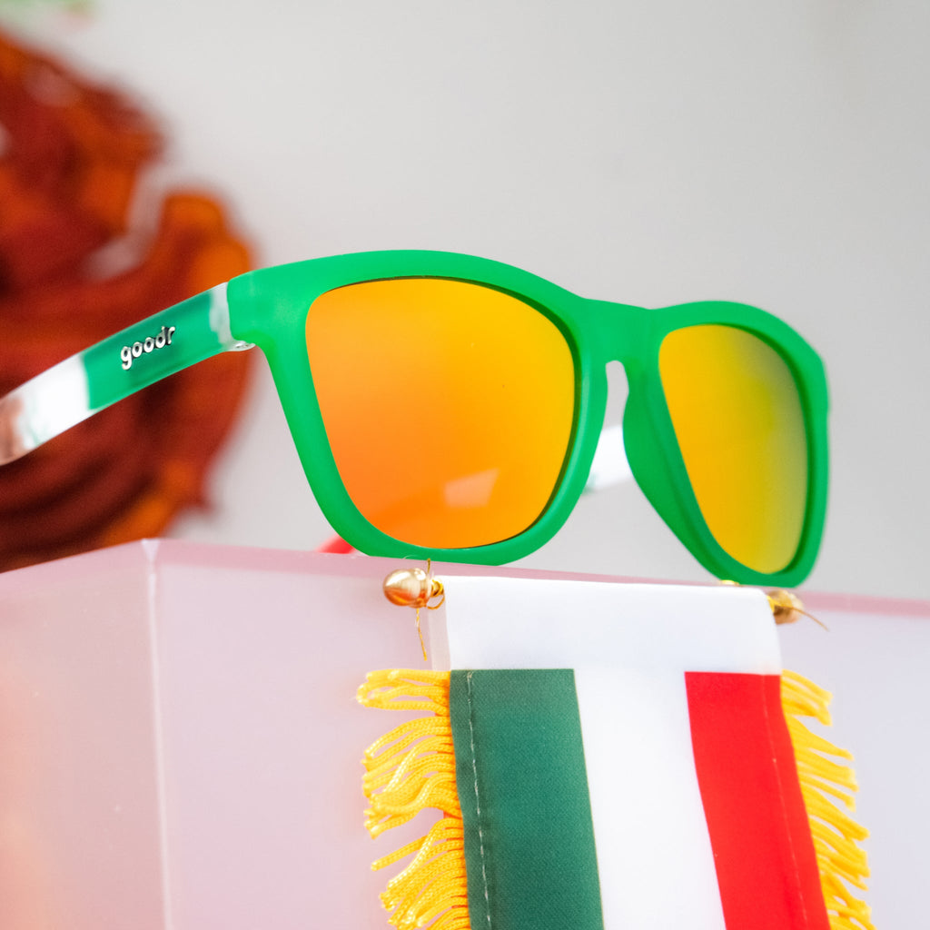 DTF/ Down to Fiesta - Run Ready Black Frame Sunglasses