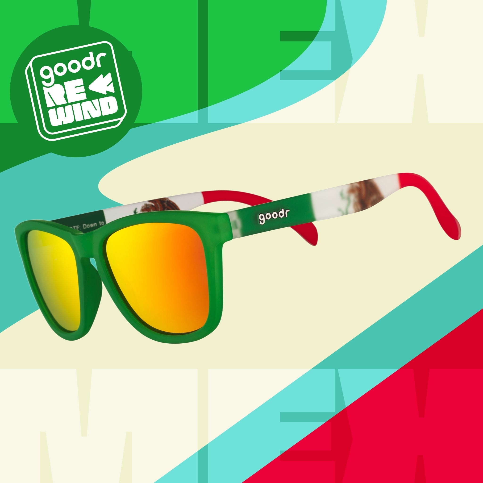 DTF/ Down to Fiesta - Run Ready Black Frame Sunglasses